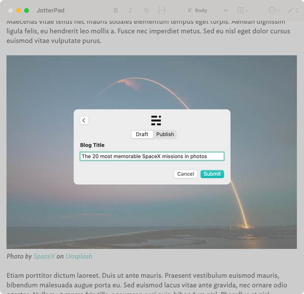 Online Markdown & Fountain WYSIWYG Editor - JotterPad