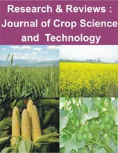 Research & Reviews : Journal of Crop science and Technology Cover