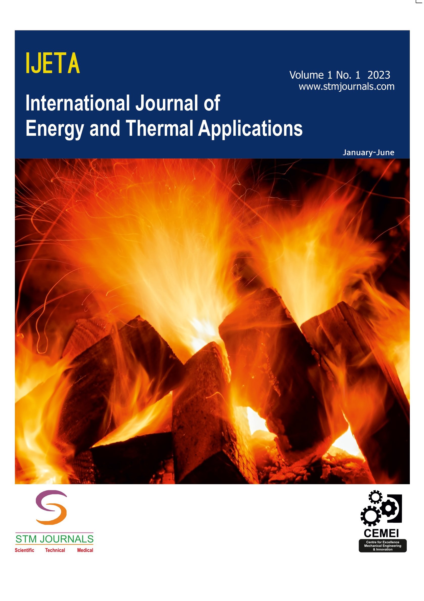 International Journal of Energy and Thermal Applications Cover