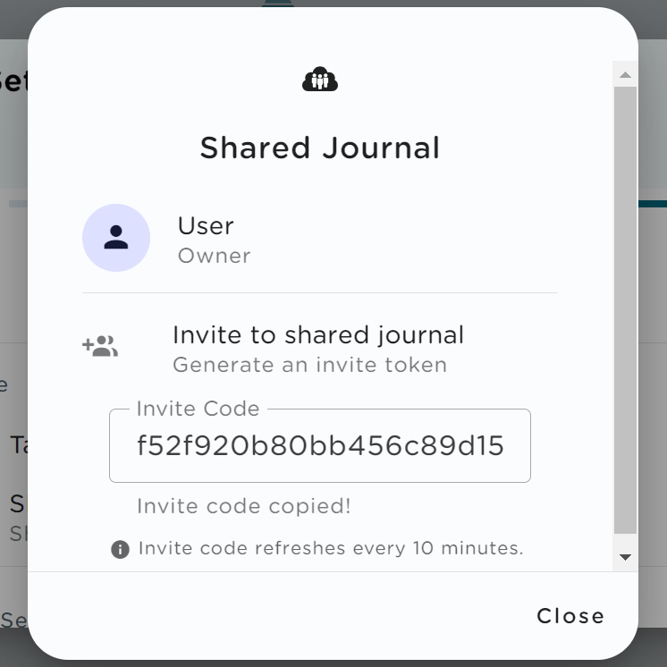 Shared Journal