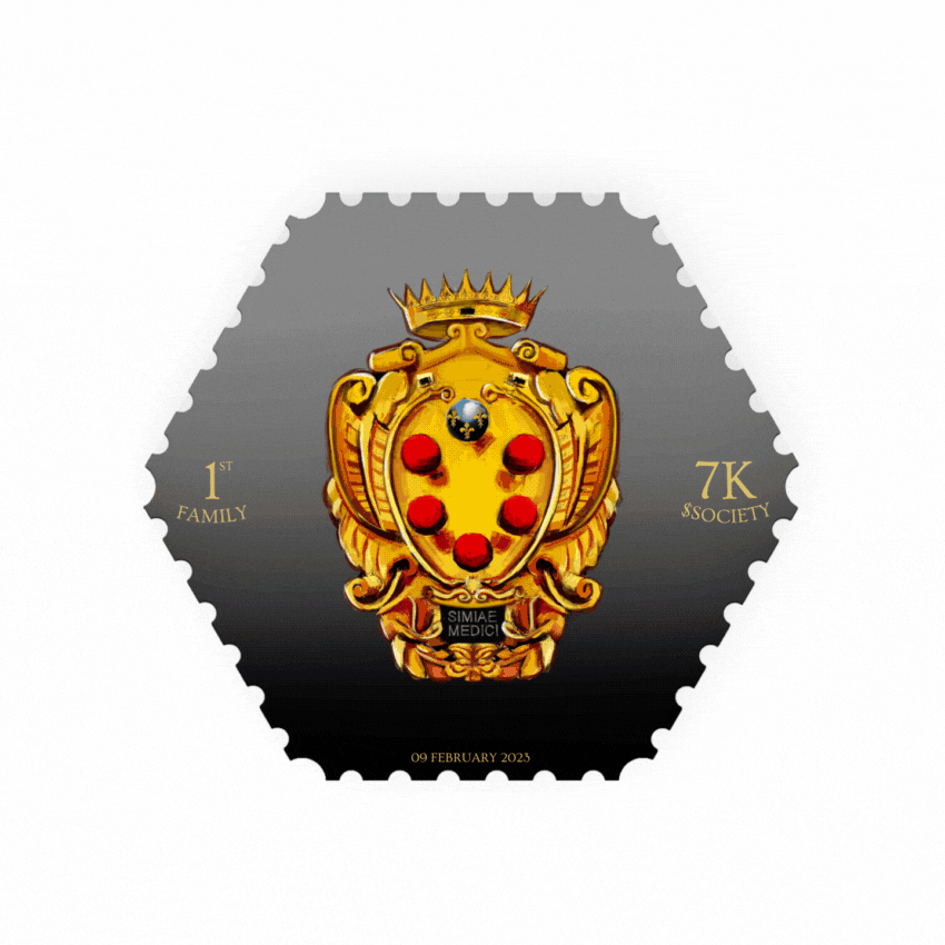 TAS Family Crest - Hill the Artists stamp [006] - Stamp Library | The ...