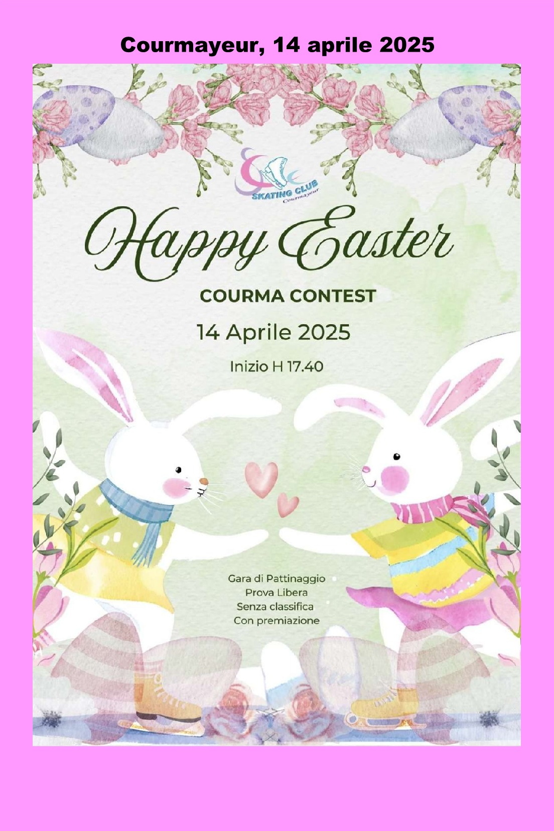 250414 - Happy Easter Courma Contest (Courmayeur)