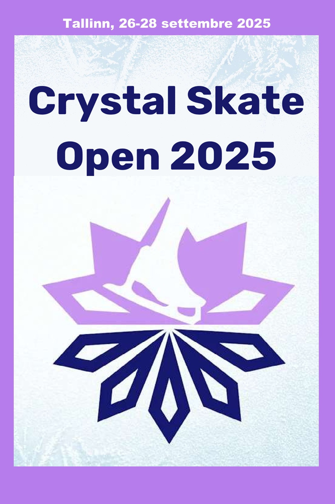 250926 - Crystal Skate Open (Tallinn, EST)