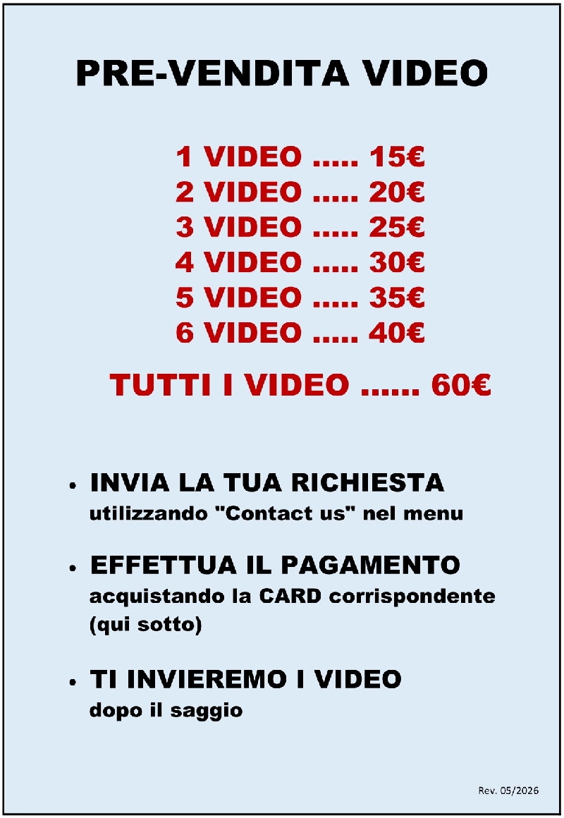 Prevendita VIDEO