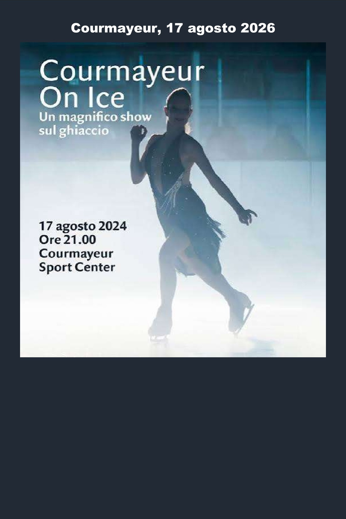 260817 - Courmayeur On Ice (Courmayeur)