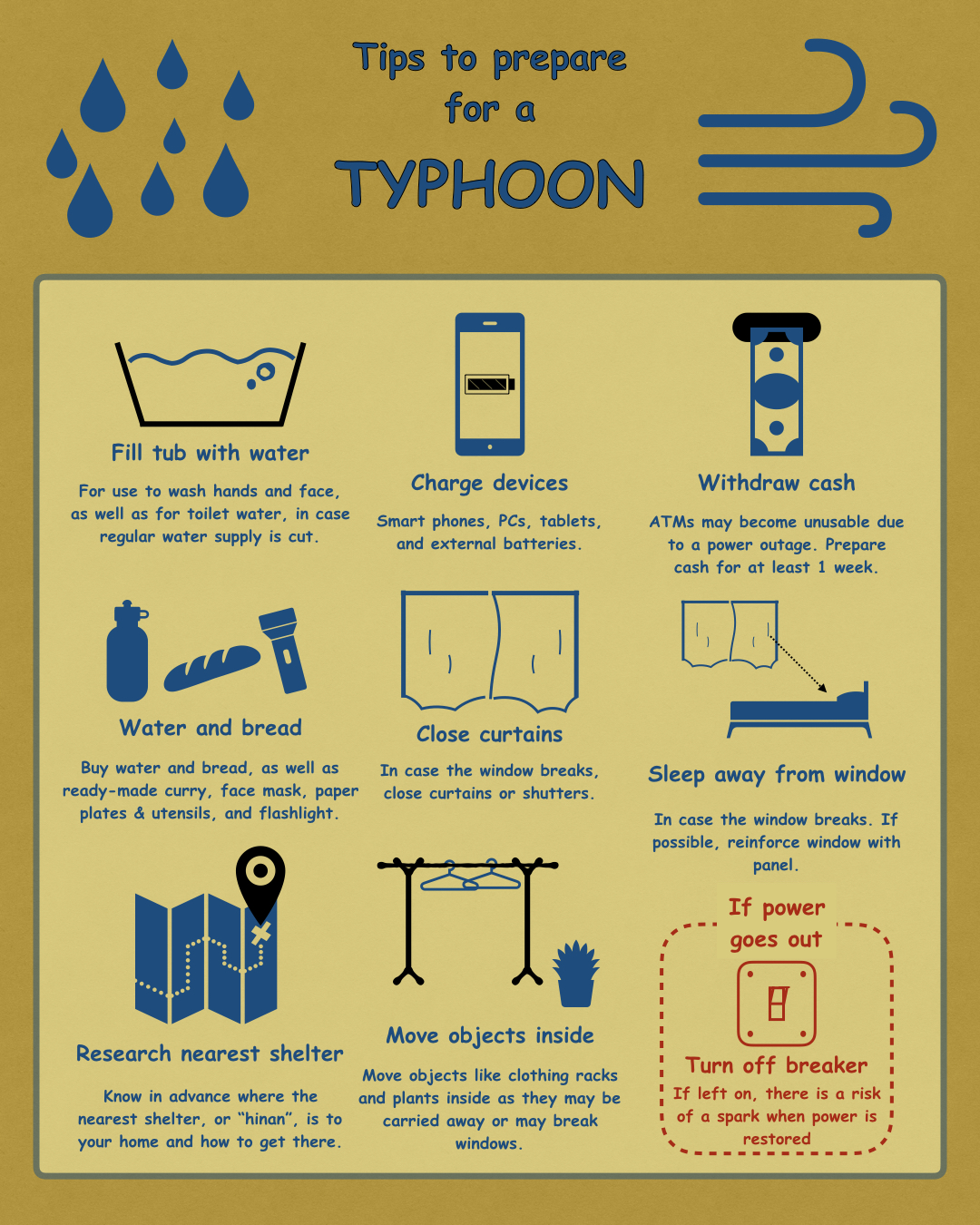 How To Prepare For A Typhoon In Japan Japan Study Abroad Network