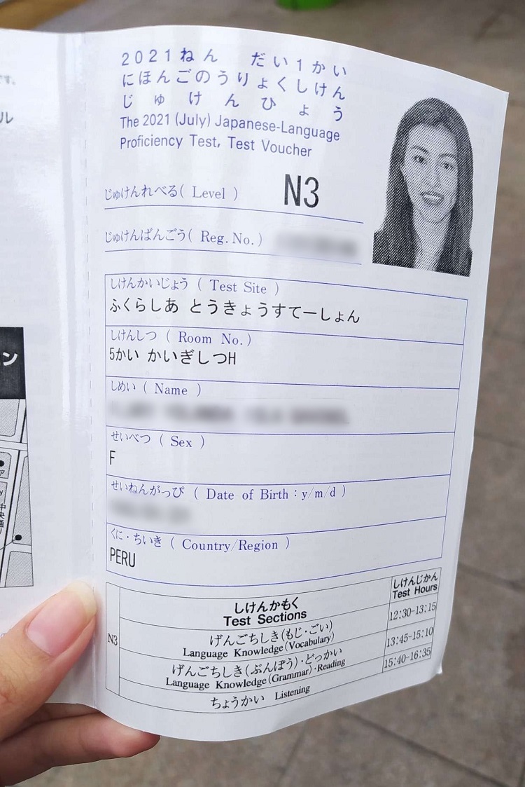 Taking the JLPT test in Japan as a Japanese Language School student