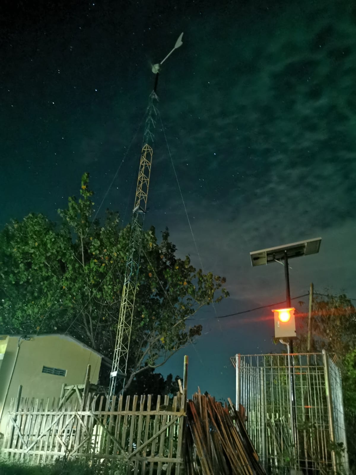 Solar Panel 5 kWp Offgrid and 500 Watt Wind Turbine Project-Madura Island, East Java