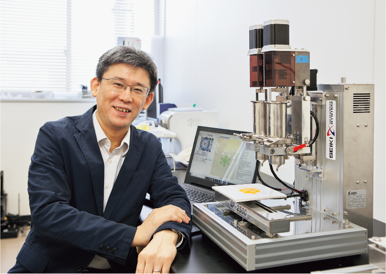 Yamagata University's Masaru Kawakami says 3D printers could improve the quality of food for seniors and even for astronauts.&nbsp; &nbsp; Source: Yamagata University website&nbsp;&nbsp;