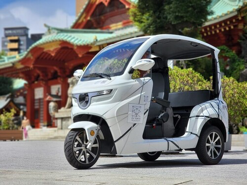 The EV tuk-tuks can carry a driver plus two passengers.&nbsp; &nbsp; &nbsp; Source: EV Tokyo