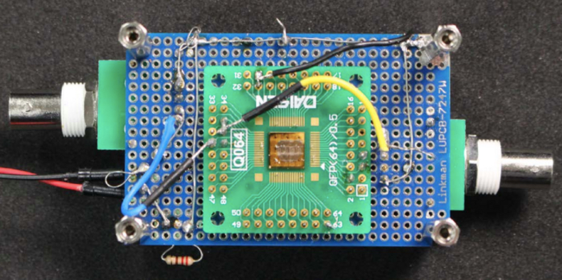 A semiconductor device circuit that uses industrial diamond in its base. &nbsp; &nbsp; Source: Saga University