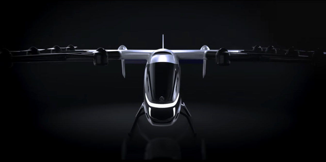 A design image for the upcoming SD-05 commercial eVTOL①&nbsp; &nbsp; &nbsp;Source: SkyDrive