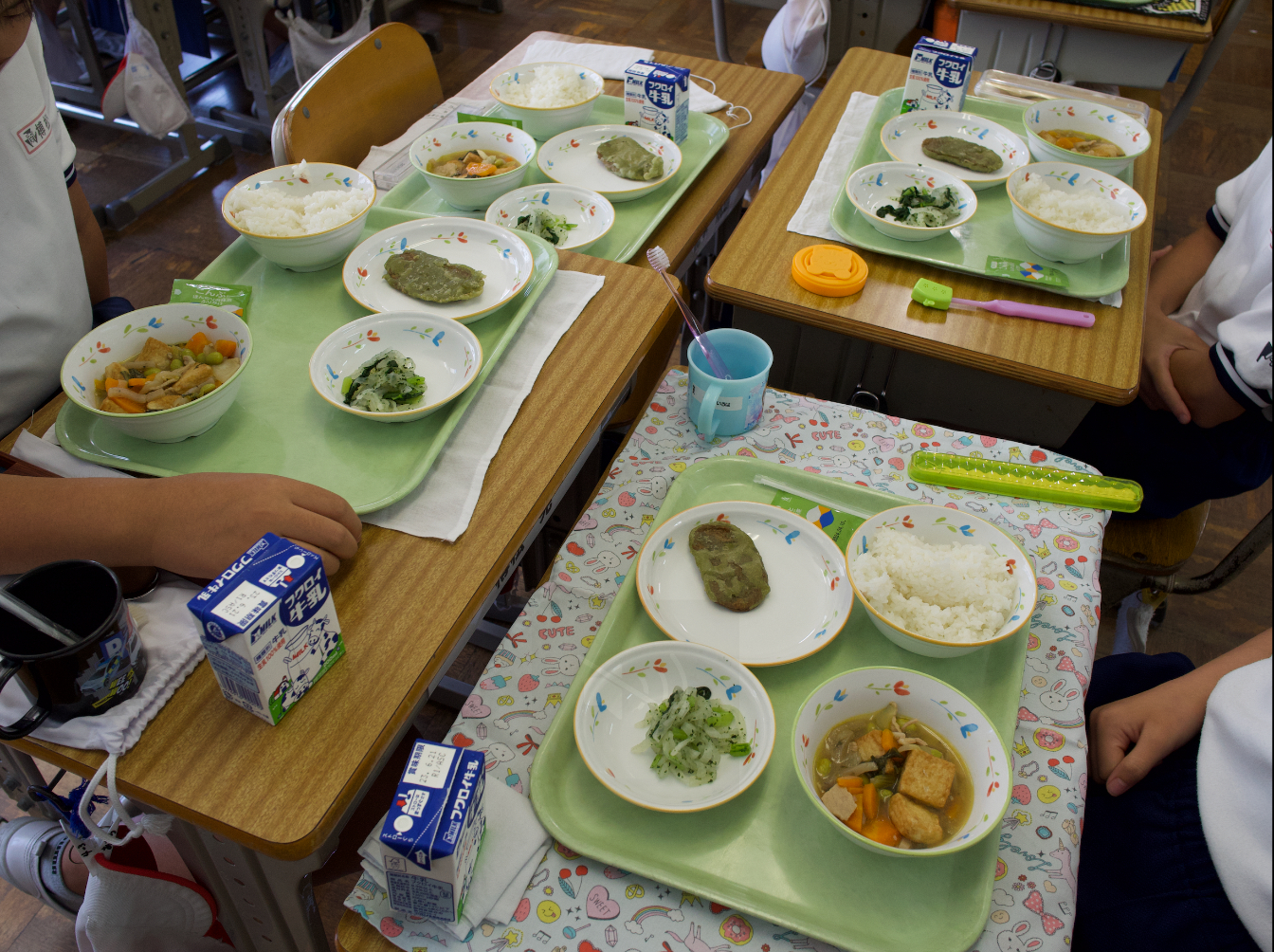 Algae-rich “Green School Lunches” were offered at 28 educational establishments.&nbsp; &nbsp; &nbsp;Source: Ebis Algae