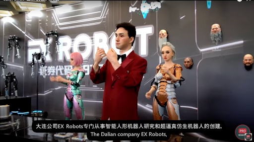 手足がリアルに動くインテリジェント・ヒューマノイドロボット&nbsp; &nbsp; 出典：PRO ROBOT