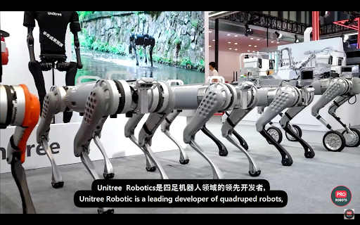 犬型ロボット（Go2）&nbsp; &nbsp; &nbsp;出典：PRO ROBOT