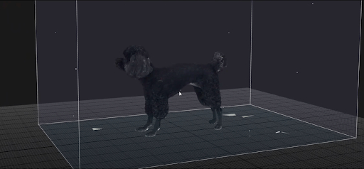 Artists skilled in 3D imaging adjust the scan data to create an AR dog.&nbsp; &nbsp; &nbsp;Source: Sasuke Tokyo