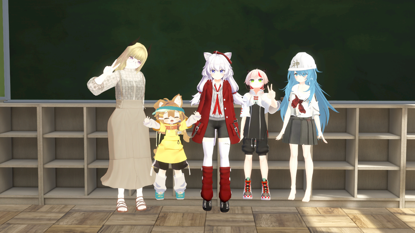 &nbsp;In the metaverse school, students can choose their own uniforms.