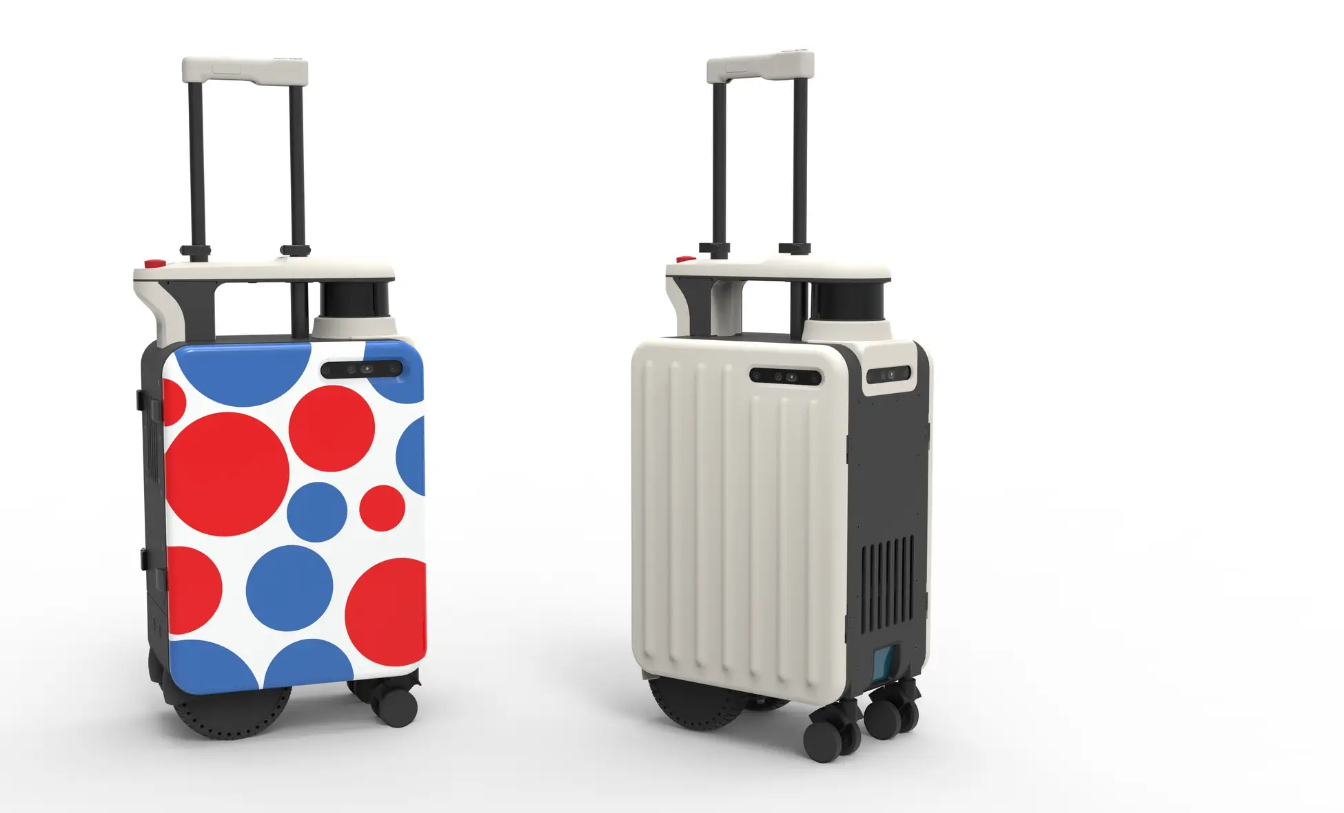 A mock-up of an updated version of the AI Suitcase that will be exhibited at Expo 2025 in Osaka.&nbsp; &nbsp; &nbsp;&nbsp;