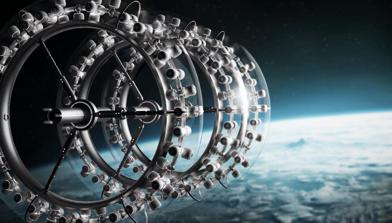 A rendering of the Open Space Colony concept, which aims to make space habitable for humankind. Source: Tokyo Updates (Same below)