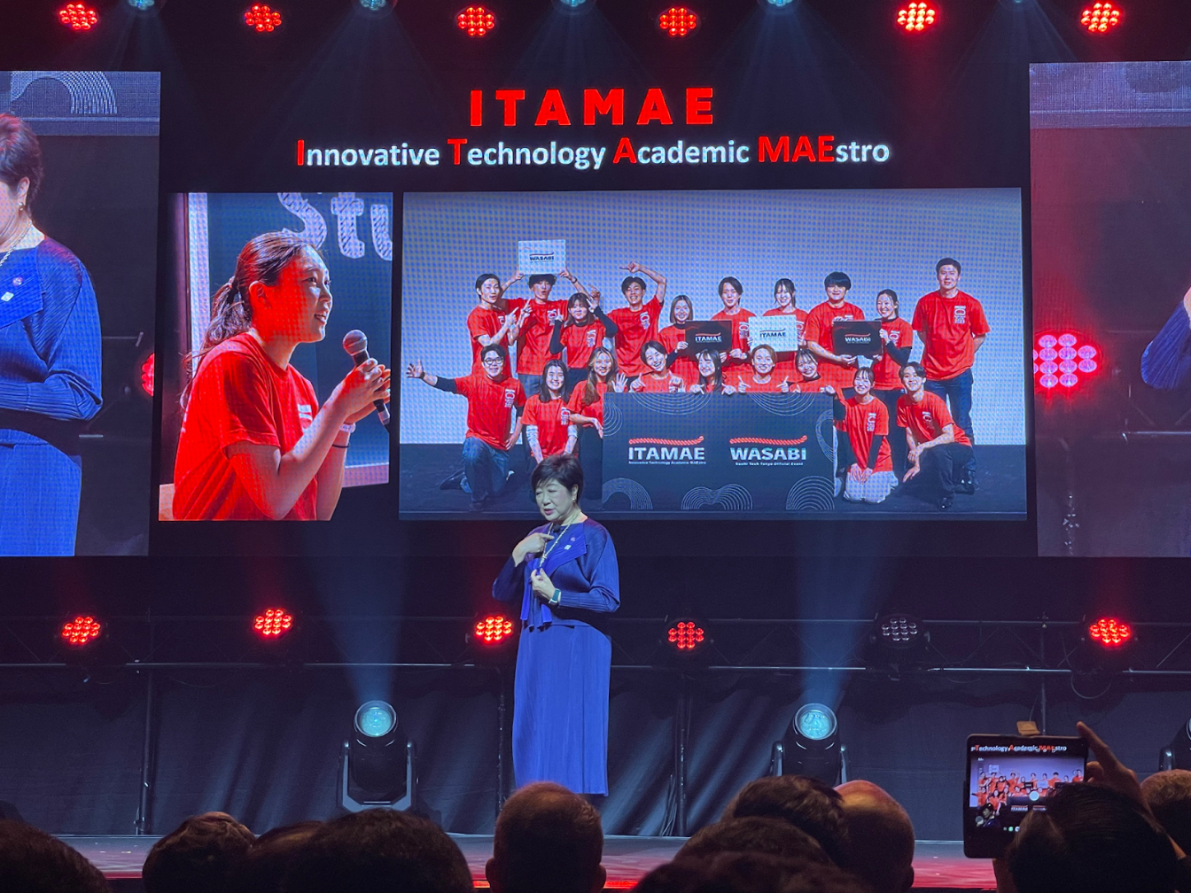 Many students are also participating in SusHi Tech Tokyo as "ITAMAE," supporting the event's operations