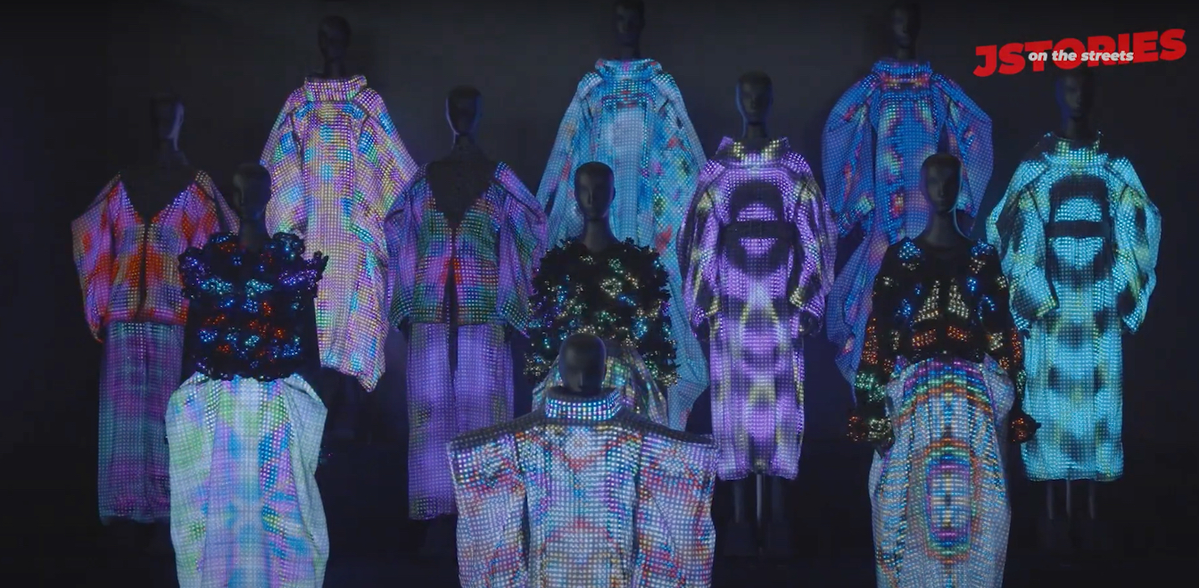 LED kimonos on display at SusHi Tech Tokyo 2025 — blending tradition with cutting-edge technology 