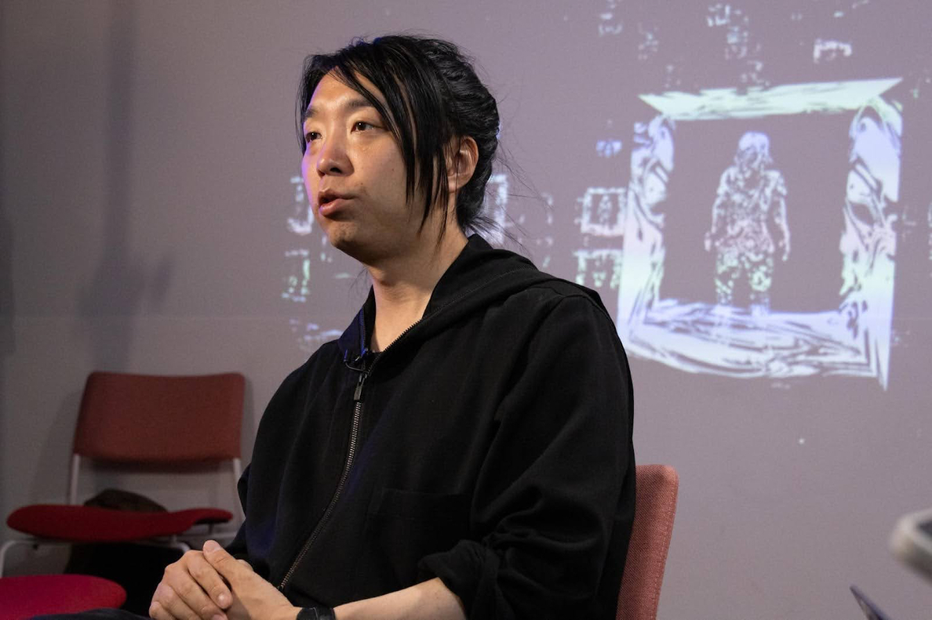 Yoichi Ochiai gives a final message for everyone interested in the exhibition Photo by Emi Takahata | JStories