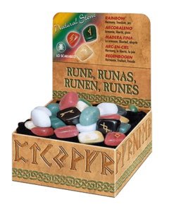 彩虹組合盧恩符文石｜Elemental Runesrune Elementali Rainbow Rune Set｜25顆