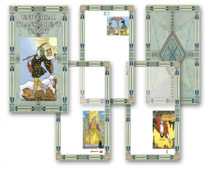 透明萊德偉特塔羅｜Universal Transparent Tarot｜78張,複合意義,檢查