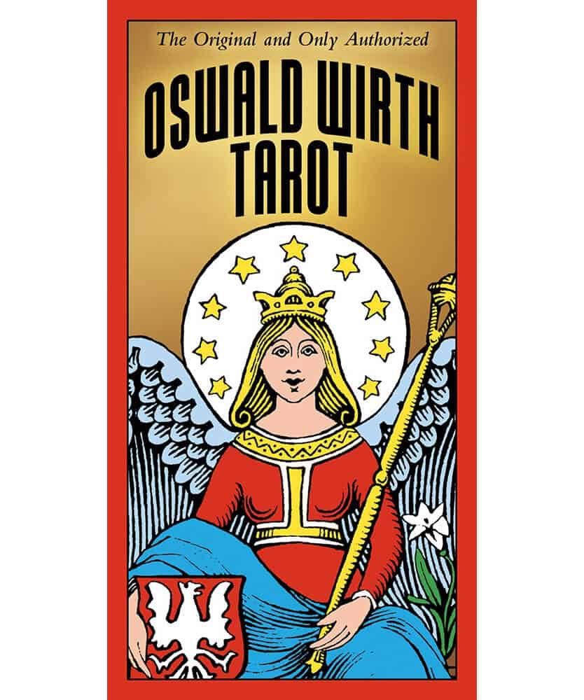奧絲薇女巫塔羅|Oswald Wirth Tarot Deck|78張,充滿神祕風格以黃金色為背景,凸顯各人物與元素的色彩,贈中文翻譯:圖片 2