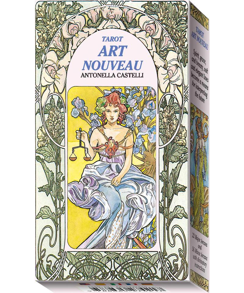 新藝術塔羅牌｜Art Nouveau Tarot｜78張,豐富內容,饗宴視覺之美,贈中文