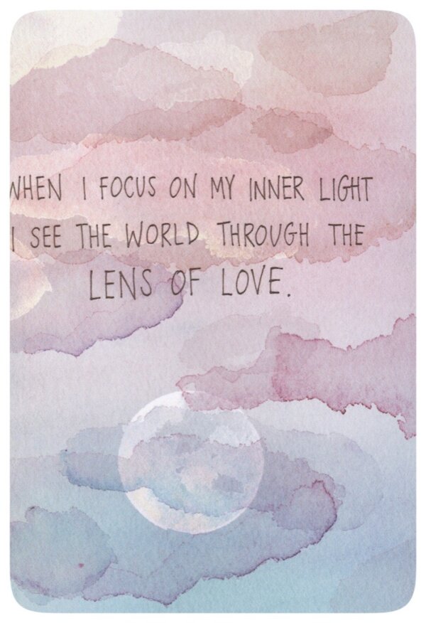 WHEN I FOCUS ON MY INNER LIGHT