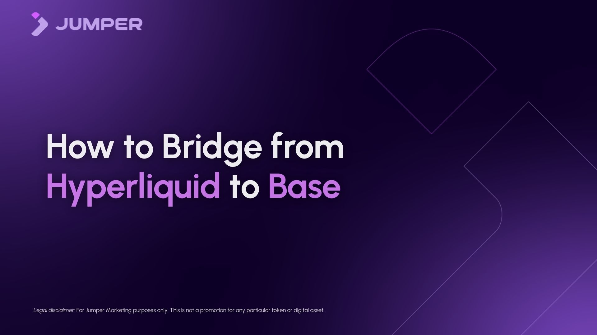 How to Bridge from Hyperliquid to Base | Jumper Learn