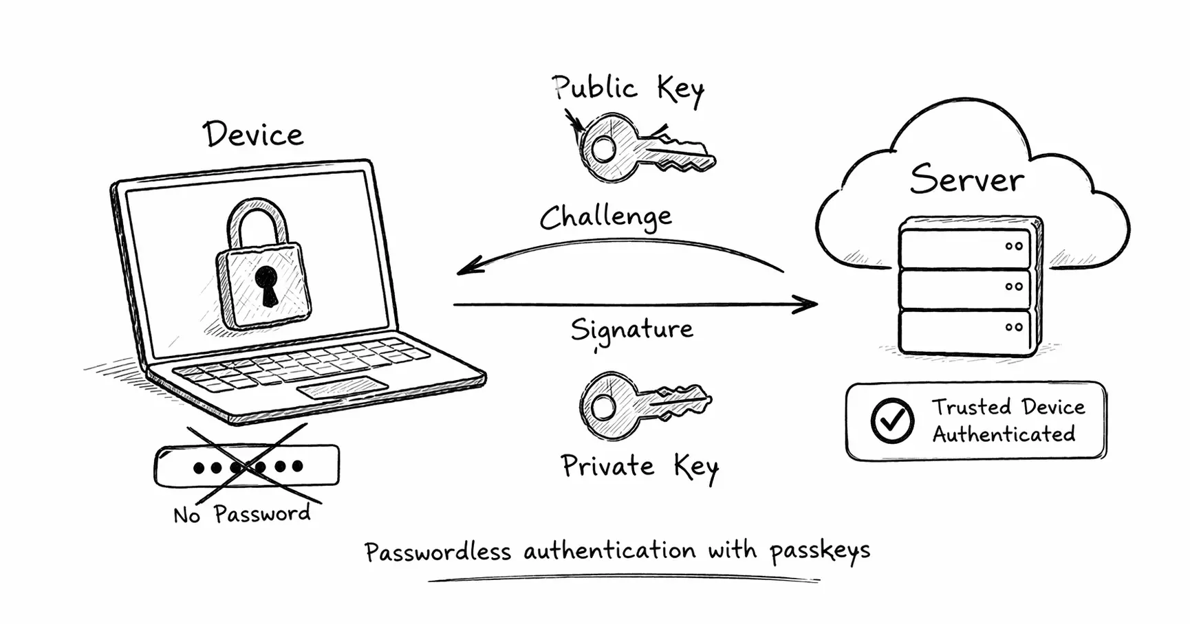 How Authentication Using Passkeys Works