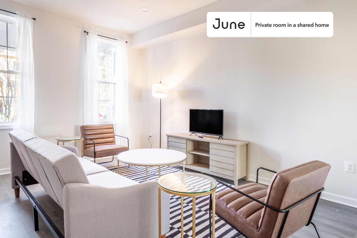 

PLEASE NOTE: This is a private room in a shared apartment. You will have your own bedroom and shared common areas (kitchen, bathroom, etc.) with other residents.

Full bedroom in a 4 bedroom / 3.5 bathroom apartment!

Check out 3D tour now:  https://jnhm.es/8di

This  Full room in Petworth  offers flexible lease lengths, including a standard 12-month term and options up to 18 months. You pick your custom start and end date. Monthly rent rate is determined by furnishing preference, move-in date and move-out date. Speak to a June representative for recommendations on the best stay duration for the lowest rate, and learn more about this home on the June website:  https://jnhm.es/6tw

Amenities of this home:   Dishwasher,    Furnished Common Areas,    Wi-Fi - Paid separately (High-Speed),    Guarantors Allowed,       Flat-Screen TV,    Central AC (Common space),    Laundry in home (free),       Private Parking,    Hardwood Flooring,    Microwave,    Refrigerator,    Community Events,   also, this unit is conveniently located, several local parks, restaurants and bars are just minutes away.

About June Homes: Welcome to the easiest rental experience of your life. Rent furnished or unfurnished apartments available with a flexible lease, including a standard 12-month term and options up to 18 months. As a resident, you’ll have access to 24/7 support and monthly cleanings of the home’s shared spaces. Sign up now to apply online for your next home with June: https://jnhm.es/sign-roomi

Brokers welcome! Contact us for more details.

Interested? Kindly note that the minimum stay duration would be 31 days. 

Use this listing ID when speaking to June team:  #1685 D