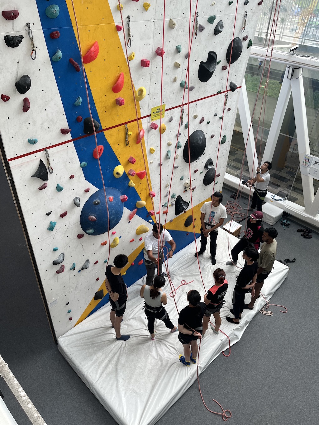 Upwall Climbing