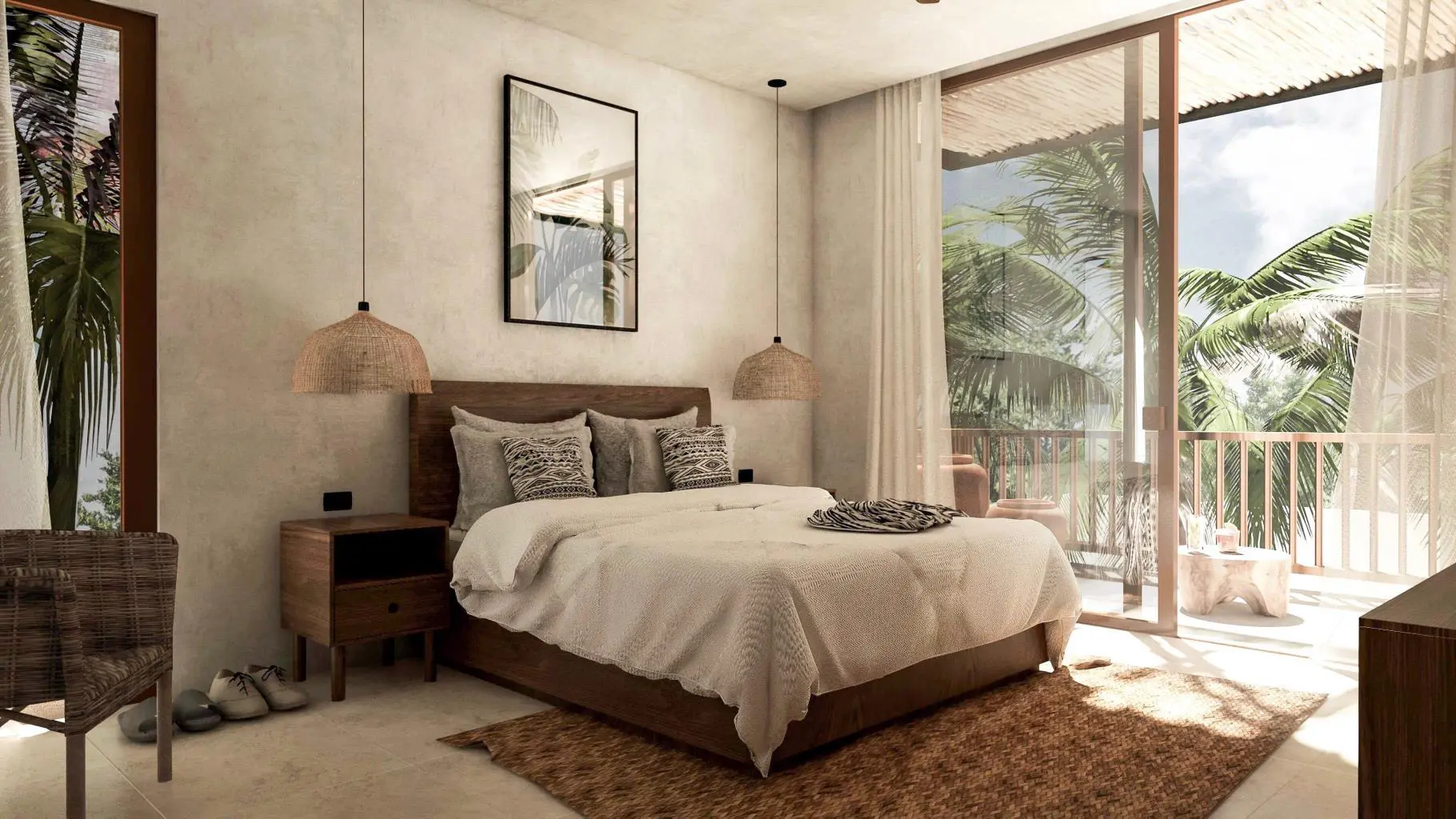 Luxurious 3 BR house with rooftop and pool for sale in Tulum. Jungle