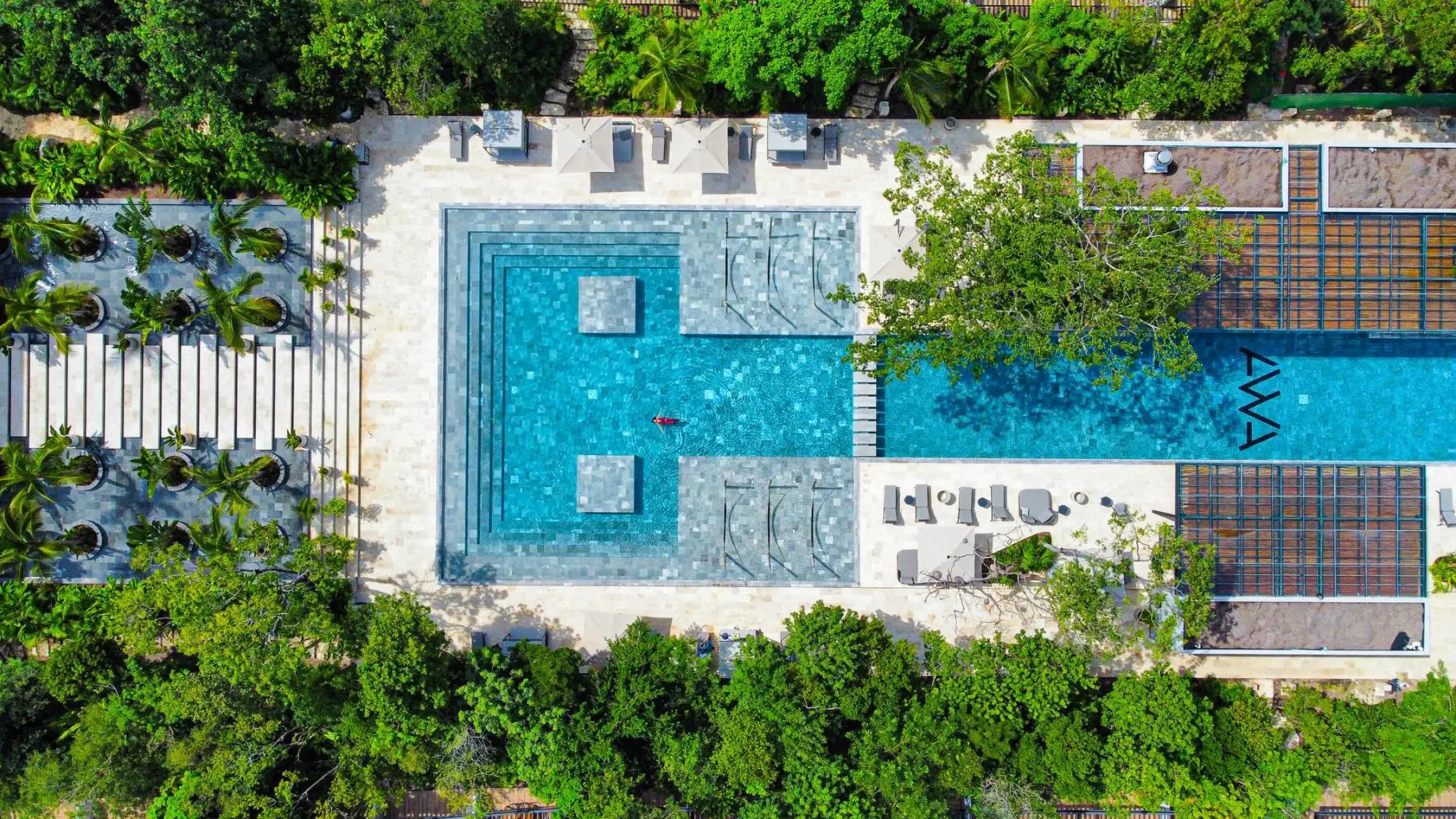 Unique 4 BR PH with Triple Terrace in Private Community in Playa del Carmen!