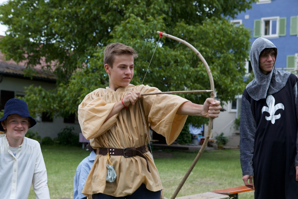 Sternzeichen Schütze beim Mittelalter Dorftag
