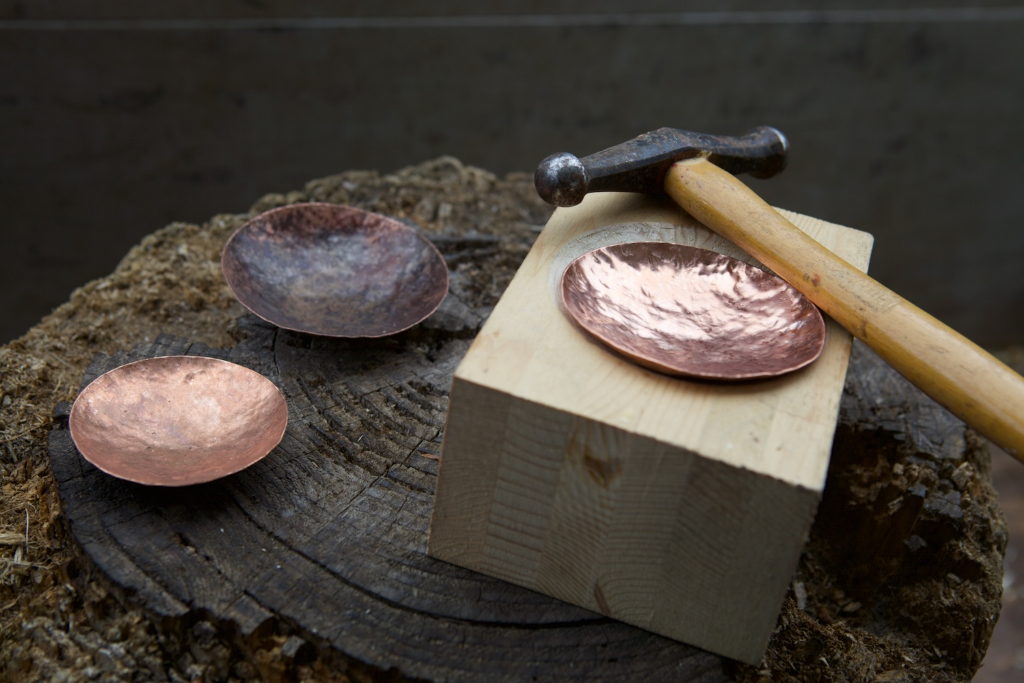 Kupferschmied beim Mittelalter Dorftag