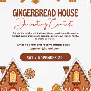 NEW! Gingerbread House Decorating Contest