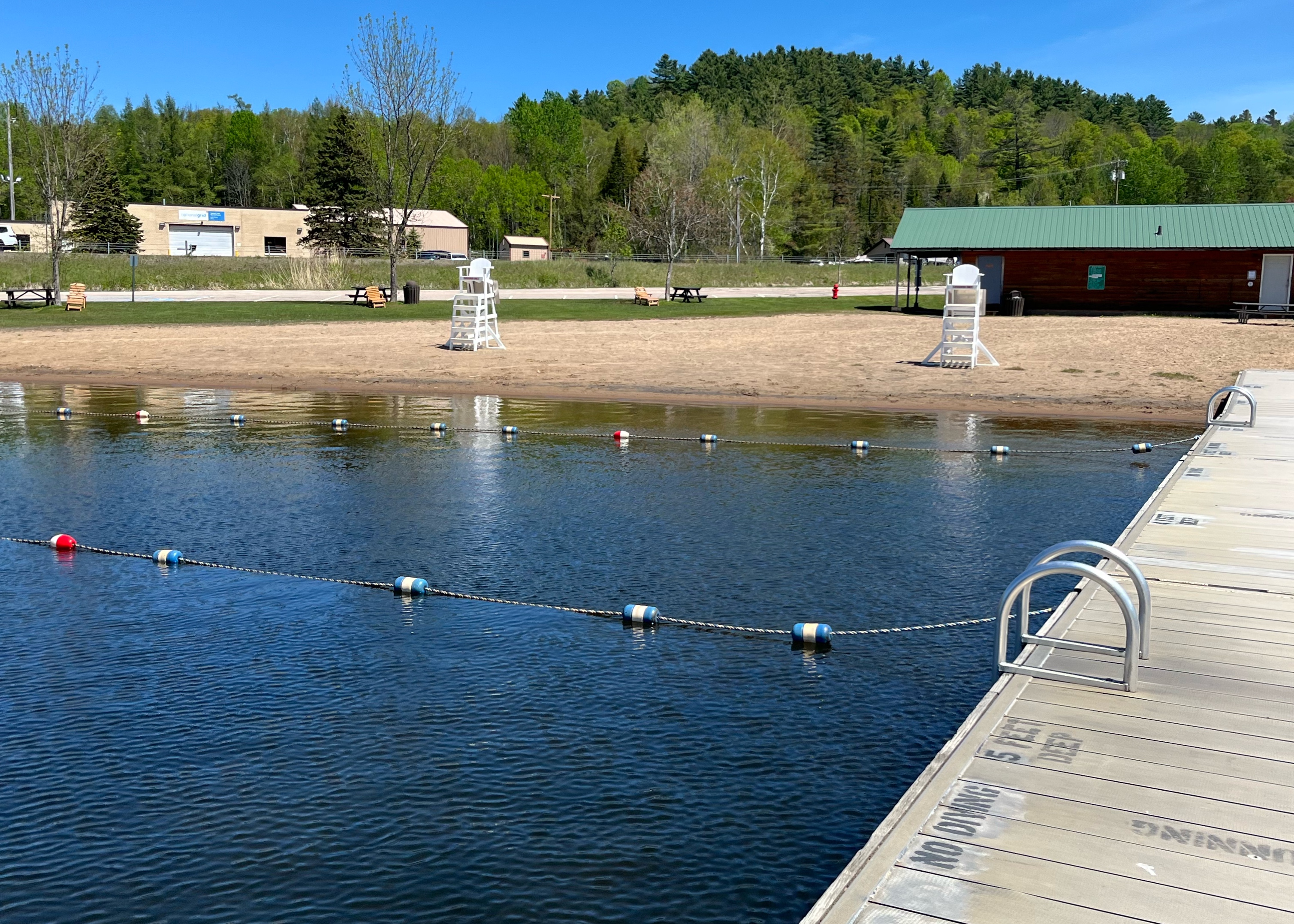 William Wallace Beach on Lake Colby Opens Saturday