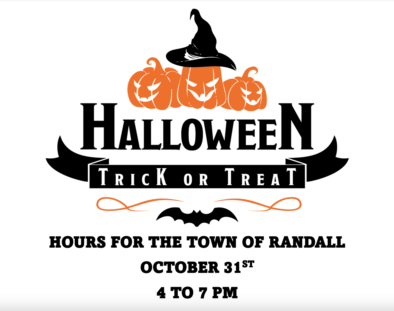 Trick - or -Treating Hours
