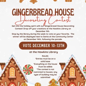 Gingerbread House Decorating Contest