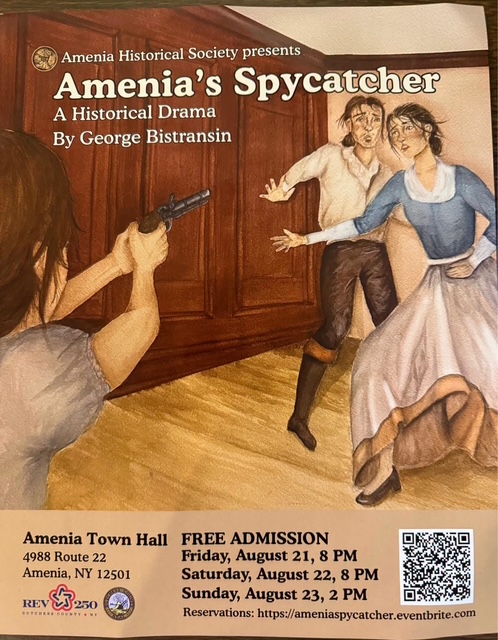 FREE Amenia's Spycatcher 8/21-8/22 8PM , 8/23 2PM