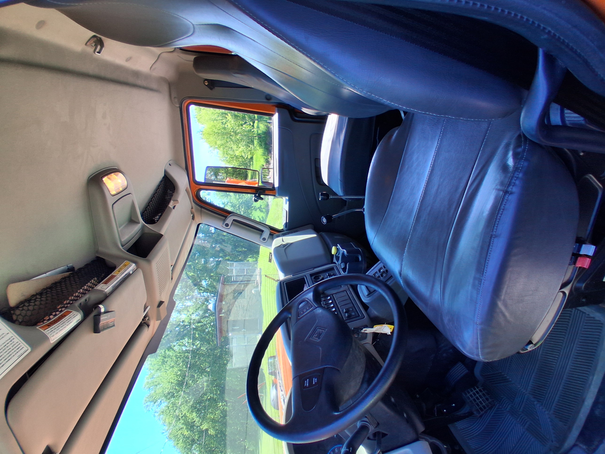 Interior Photo of Driver's Side Dump Truck
