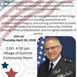 Retirement Announcement