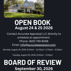 Notice: Open Book & Board of Review