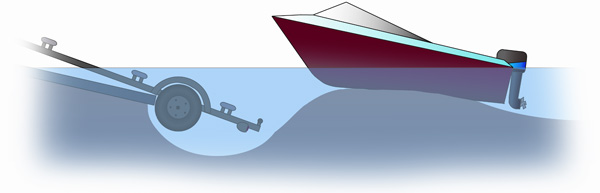 What does it mean if I Power launch or load my boat at the boat ramp?