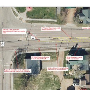 Hwy 13 Lane Remarking