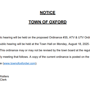 Public Hearing Notice